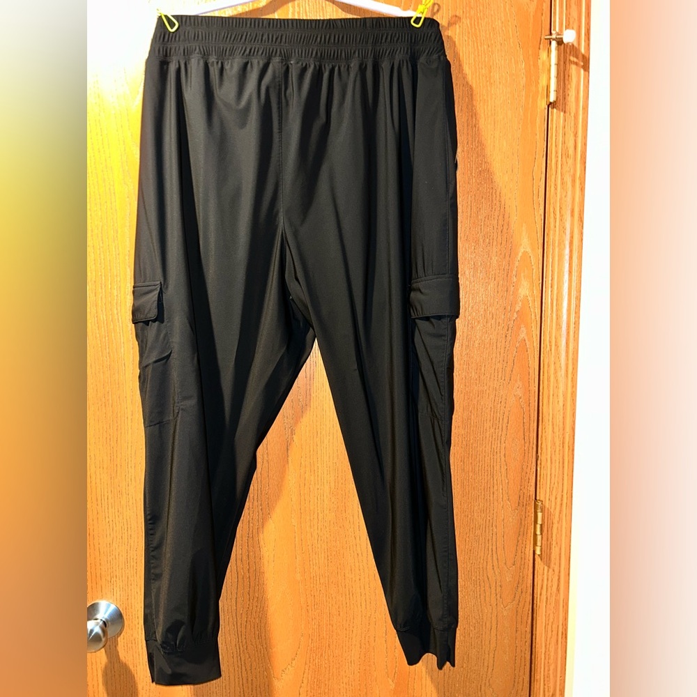 Old Navy Black Track Pants - Picture 2 of 6